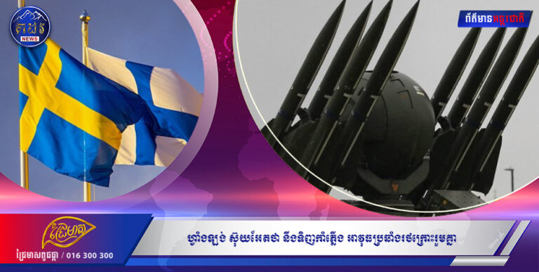 វាំងឡង់ ៖ស៊ុយអែតថា នឹងទិញកាំភ្លើង, អាវុធប្រឆាំងរថក្រោះរួមគ្នា