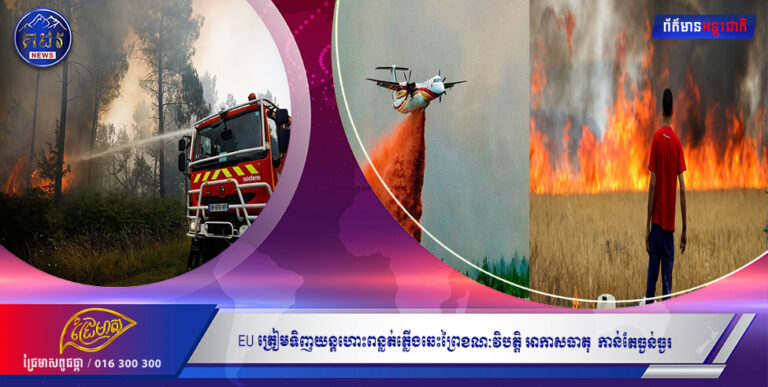 EU ត្រៀមទិញយន្តហោះ ពន្លត់ភ្លើងឆេះ ព្រៃខណៈវិបត្តិអាកាសធាតុកាន់តែធ្ងន់ធ្ងរ