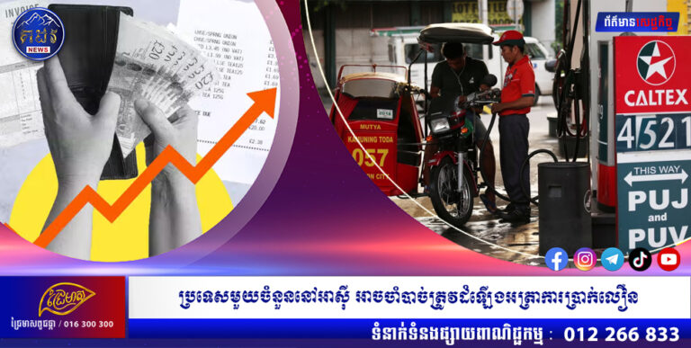 មូលនិធិ IMF៖ ប្រទេសមួយចំនួននៅអាស៊ី អាចចាំបាច់ត្រូវដំឡើងអត្រាការប្រាក់លឿនដើម្បីទប់ស្កាត់អតិផរណា