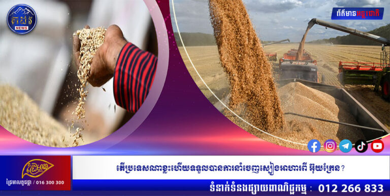 តើប្រទេសណាខ្លះហើយទទួលបានការនាំចេញស្បៀងអាហារពី អ៊ុយក្រែន?