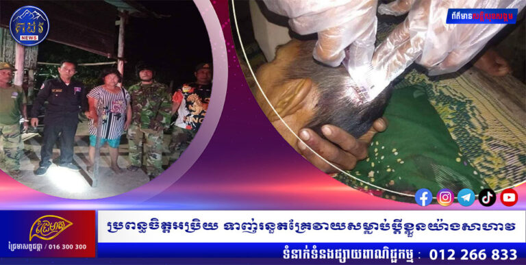 ប្រពន្ធចិត្តអប្រិយ ទាញ់រនួតគ្រែវាយសម្លាប់ប្ដីខ្លួនយ៉ាងសាហាវ