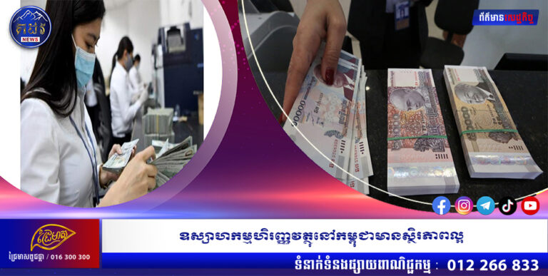 ឧស្សាហកម្មហិរញ្ញវត្ថុនៅកម្ពុជាមានស្ថិរភាពល្អ