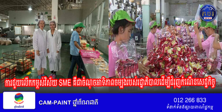 ការជួយលើកកម្ពស់វិស័យ SME គឺជាចំណុចអាទិភាពចម្បងរបស់រដ្ឋាភិបាលដើម្បីជំរុញកំណើនសេដ្ឋកិច្ច